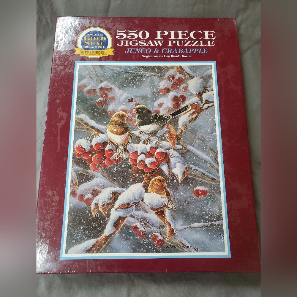 Winter Birds Jigsaw Puzzle - Holiday Home Decor